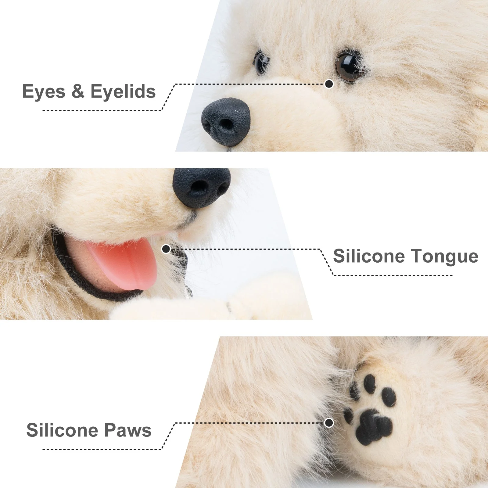 Golden Retriever Plush â Weighted Emotional Support Toy Gift - Image 3