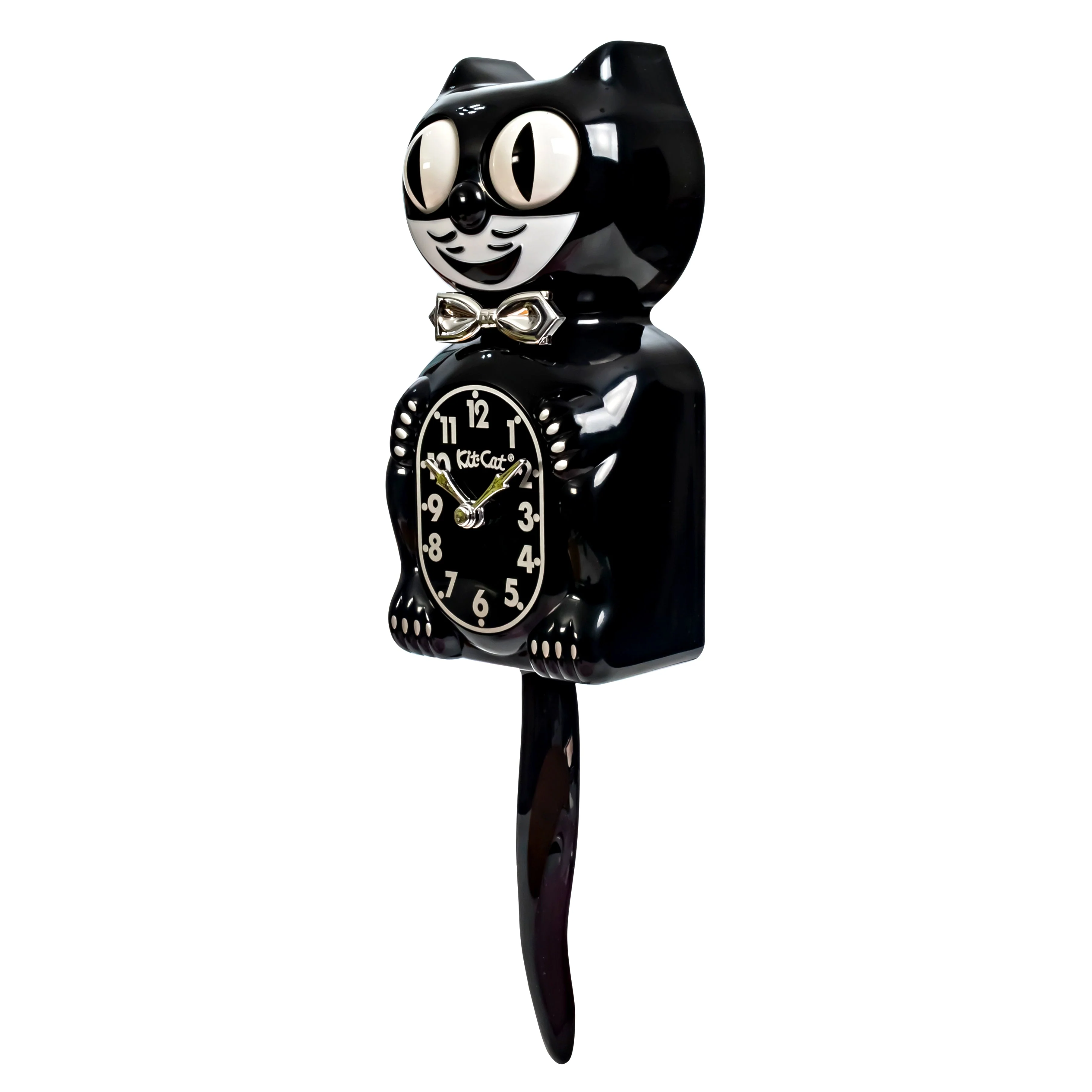 Retro Black Kitchen Edition Kit-Cat Klock - Image 4