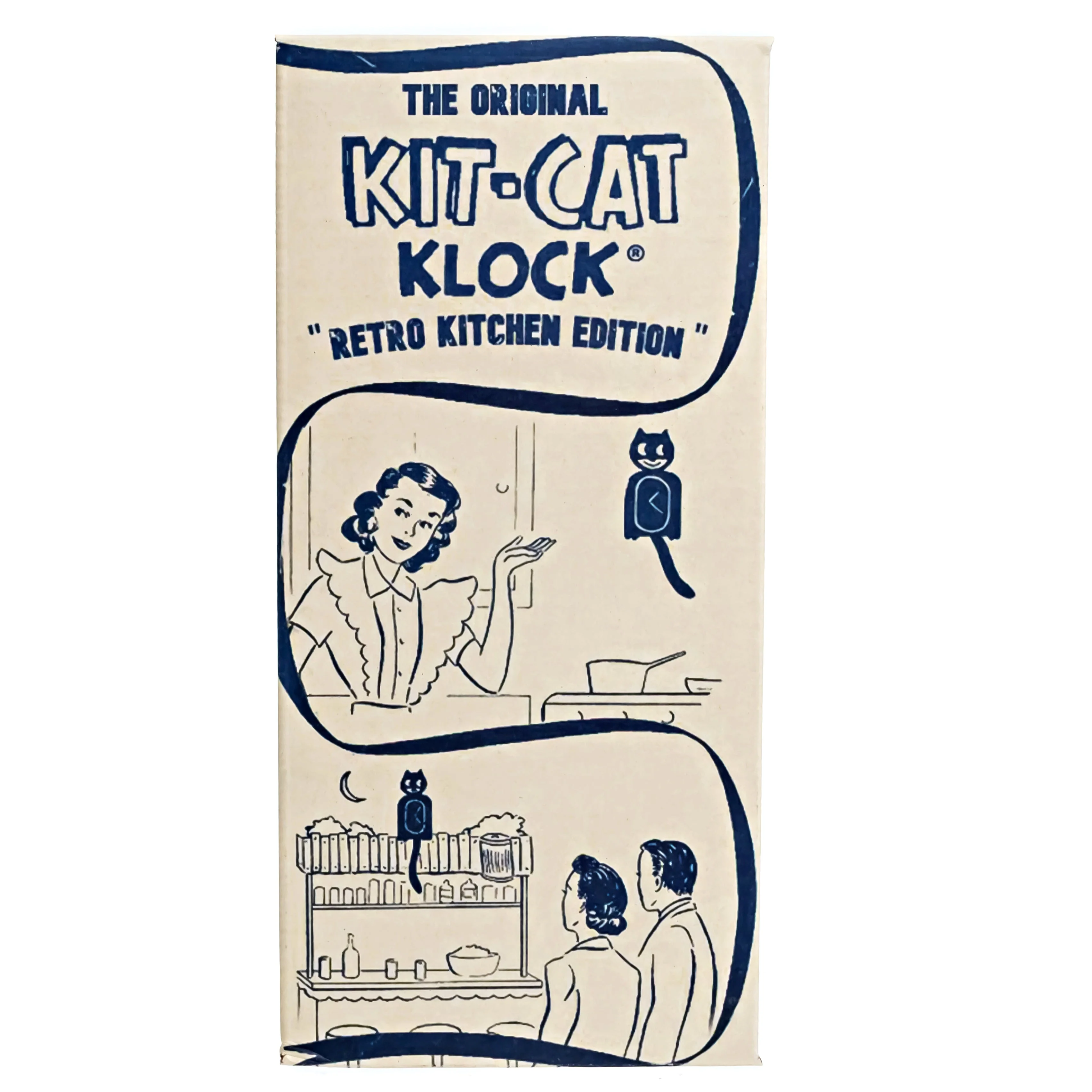 Retro Pink Kitchen Edition Kit-Cat Klock - Image 7
