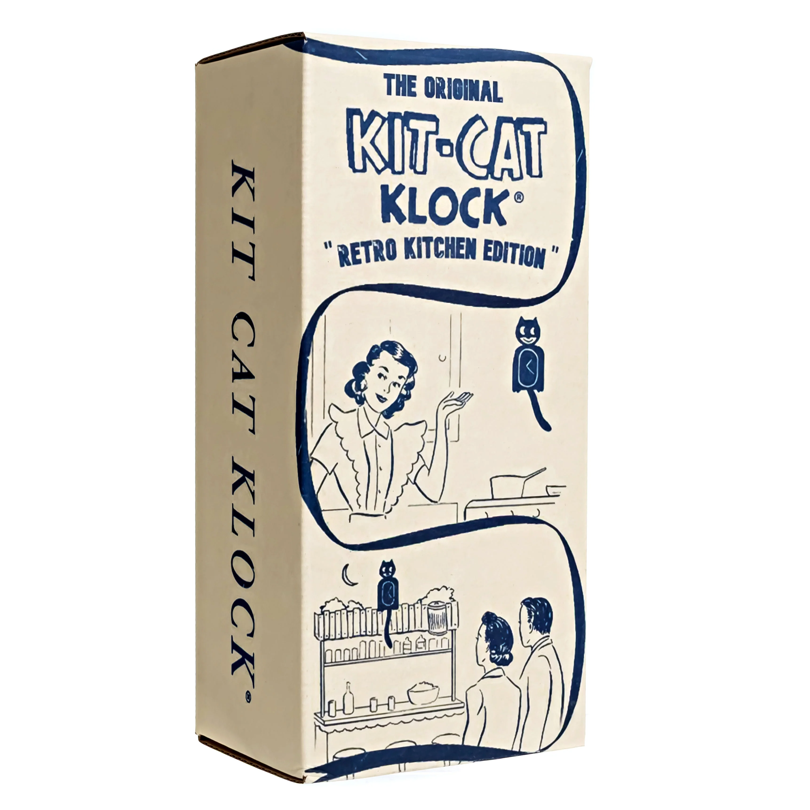 Retro Red Lady Kitchen Edition Kit-Cat Klock - Image 2