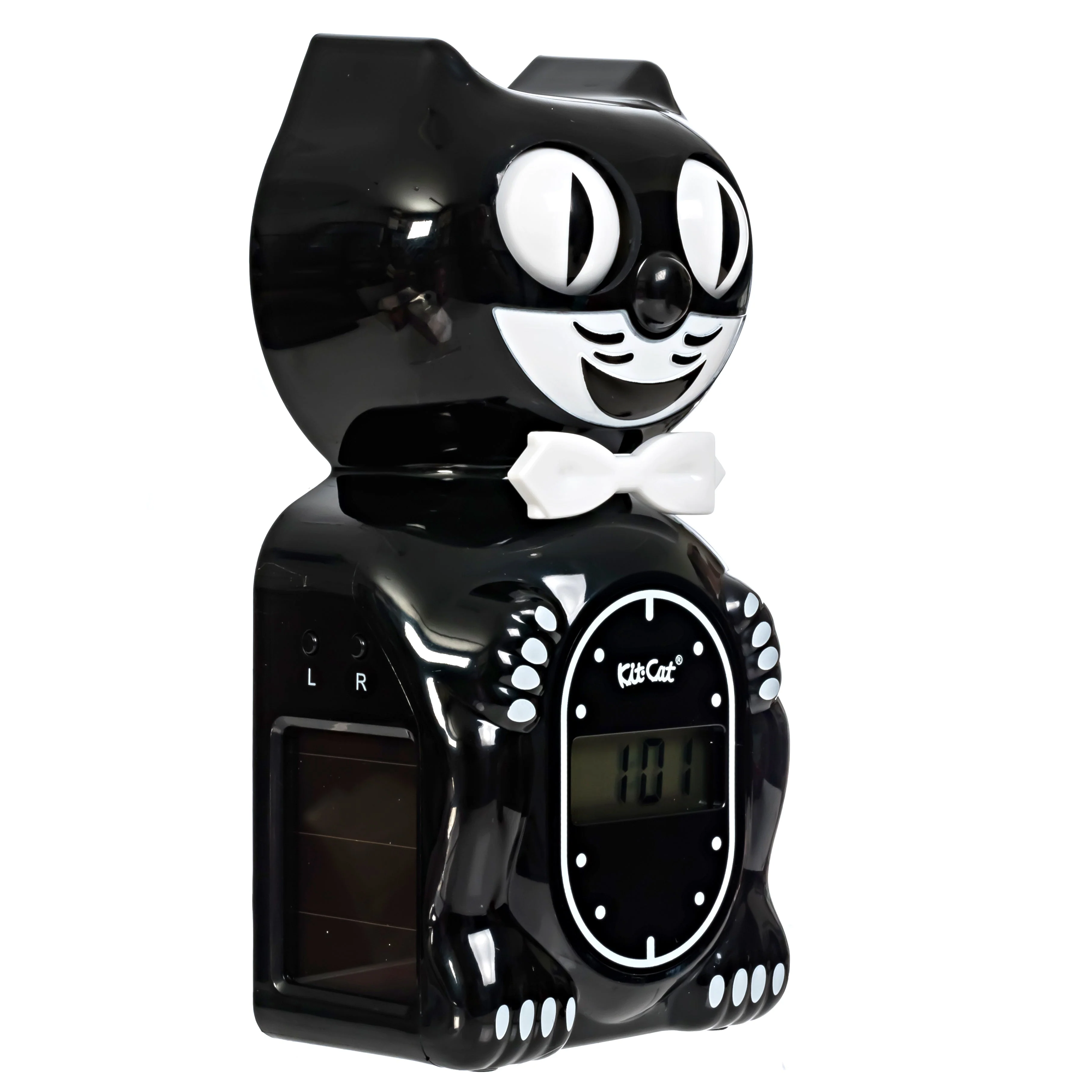 Solar Kit-Cat Digital Alarm Klock - Classic Black - Image 4