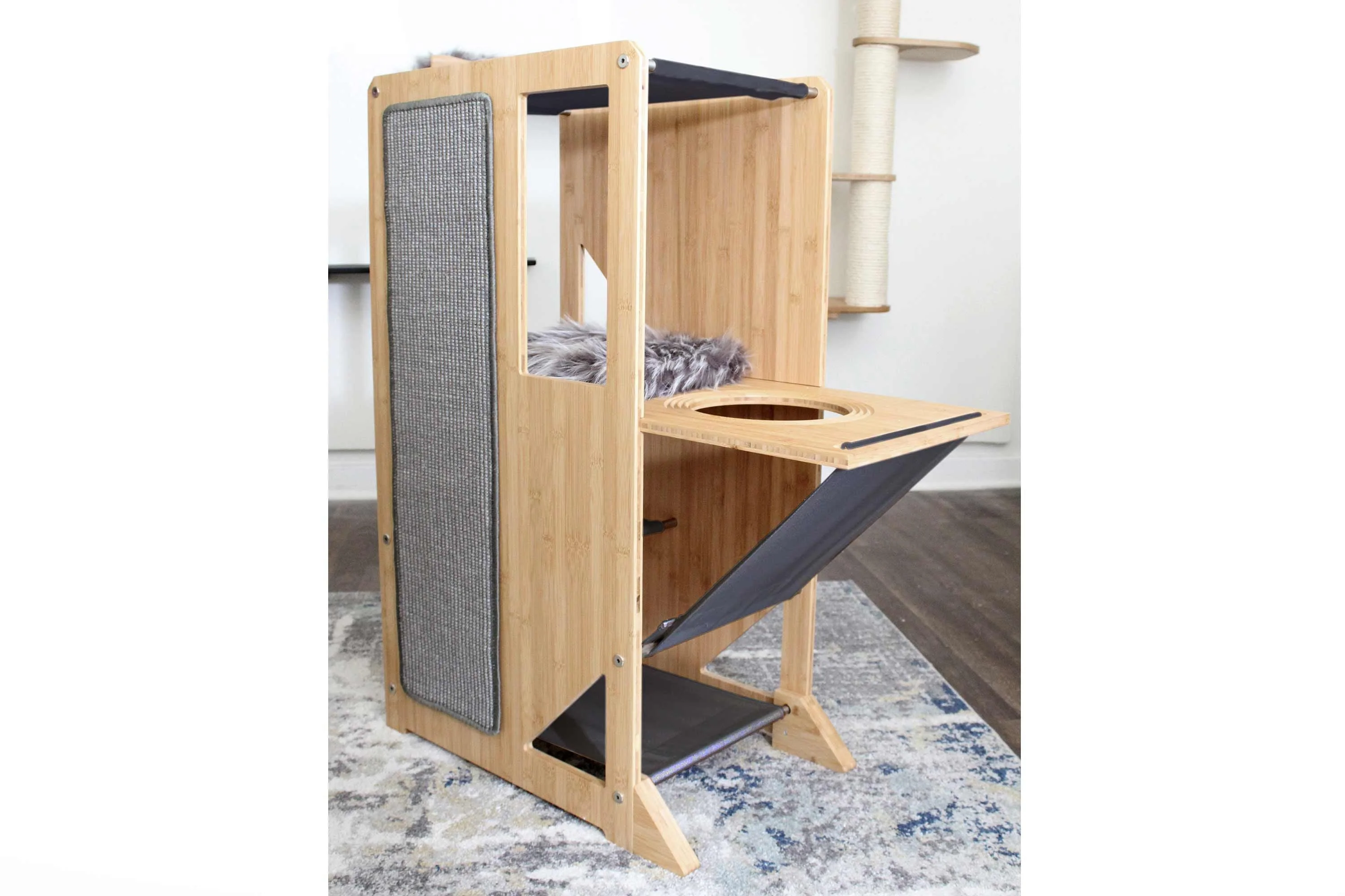 The Overlook - Sturdy - Bamboo Cat Tree - Image 28